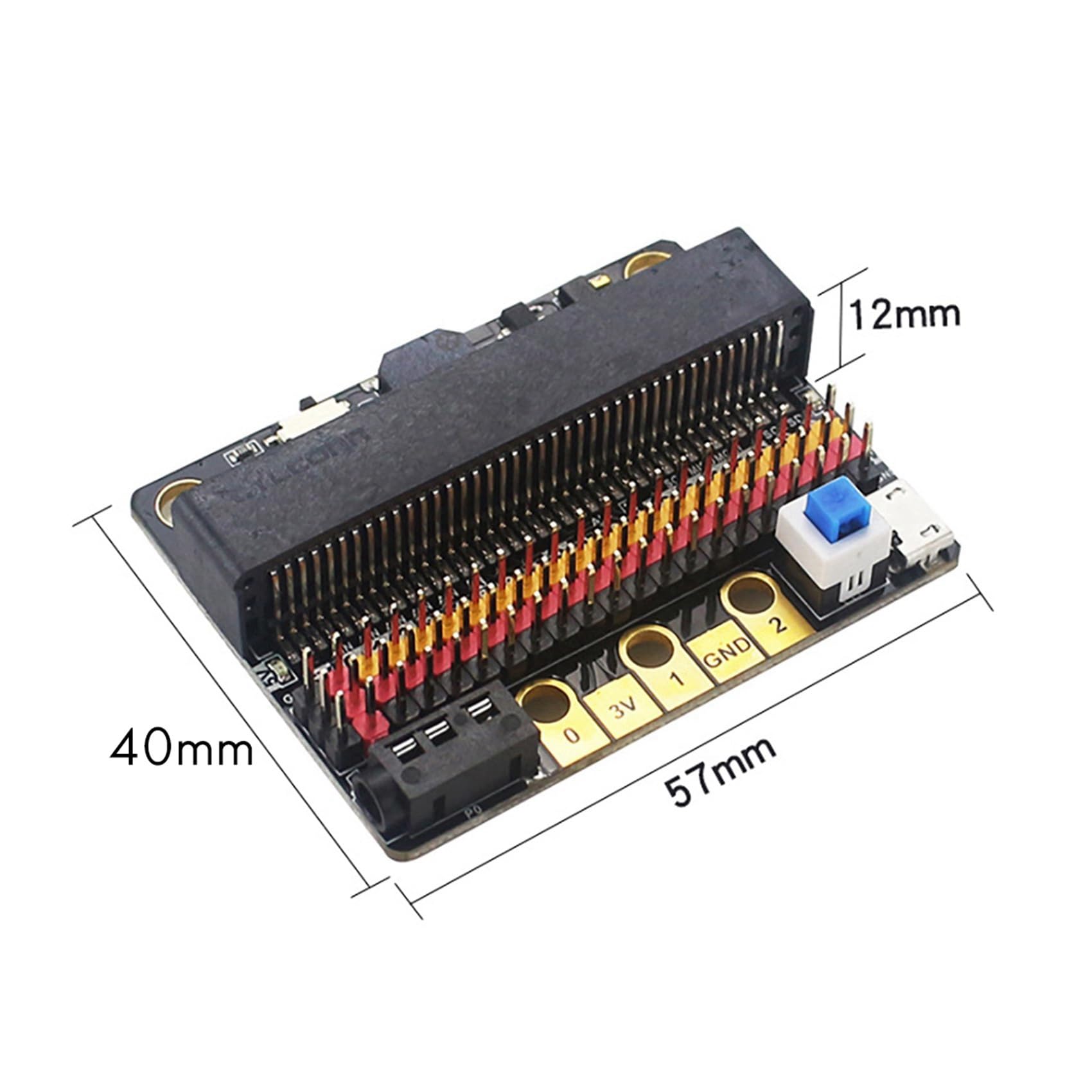 Zalati IO:bit Scheda Di Espansione Per Micro:bit Con Cicalino - Compatibile Kittenbot, Dimensioni 3,7x5,7cm
