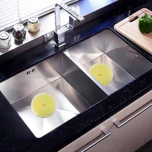 Miniatura 3 de V-TOP Tapón de drenaje para bañera, paquete de 2, tapón de silicona grande de 6 pulgadas, cubierta de succión plana para cocina, baño y lavandería