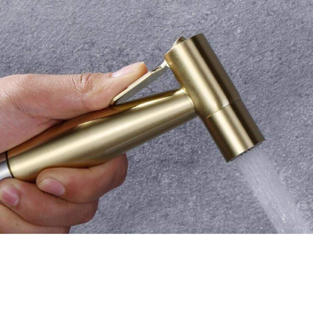 Idroscopino Kit Oro Spazzolato Antico Spruzzatore Per Bidet Tenuto In Mano Set Di Valvole Per Bidet In Acciaio Inossidabile Set Di Valvole Per Doccetta