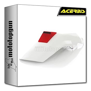 acerbis 0008328.030 parafango posteriore bianco compatibile