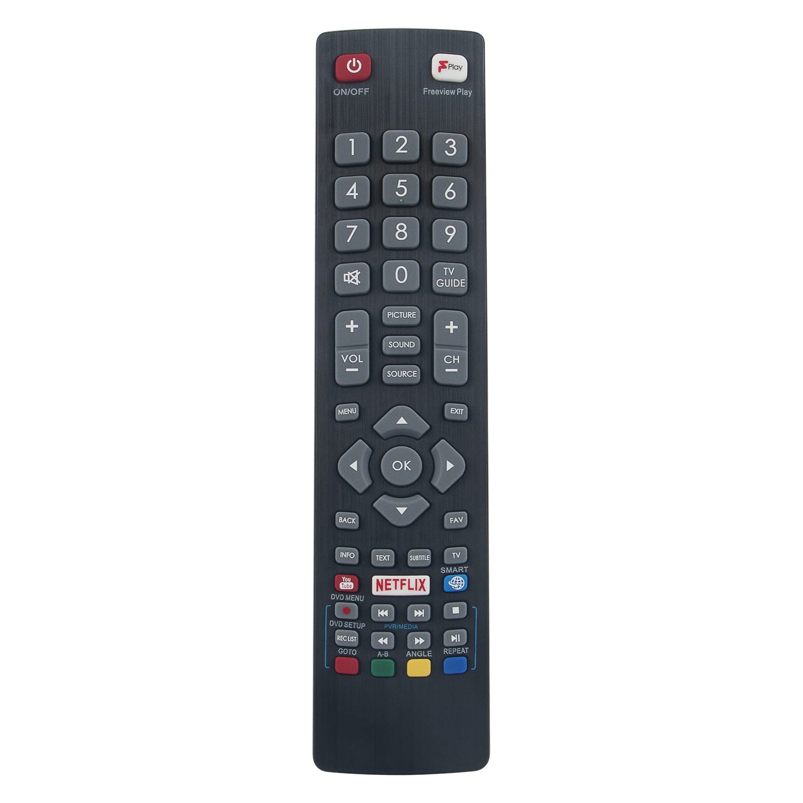 VINABTY BLFRMC0010 Replacement Remote Control fit for Blaupunkt Smart Full HD TV POFRMC0001 BLA-32/138Q-GB-11B4-EGPF-UK BLF/RMC/0010 32/138M-GB-11B4-EGPX-UK 32/138M-GB-11B4-EGQPX-UK