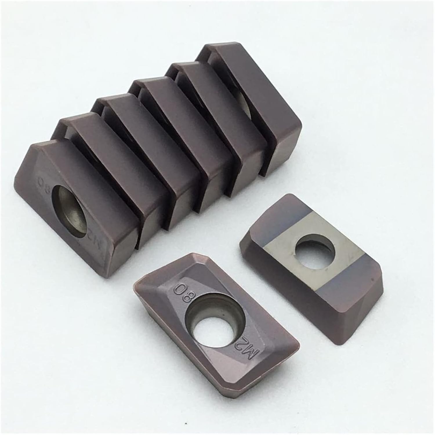 Carbide Tool APMT1604 M2 VP15TF Carbide End Mill CNC Milling Insert APMT1604PDER M2 VP15TF Turning Insert (Angle : APMT1604 M2 VP15TF, Shank Diameter : 10PCS(1box))