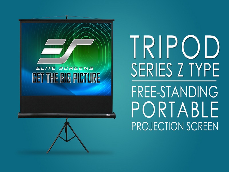 Schermo Proiettore Elite Screens Tripod 92 - 234 Cm 16:9 Con Treppiedi Regolabile