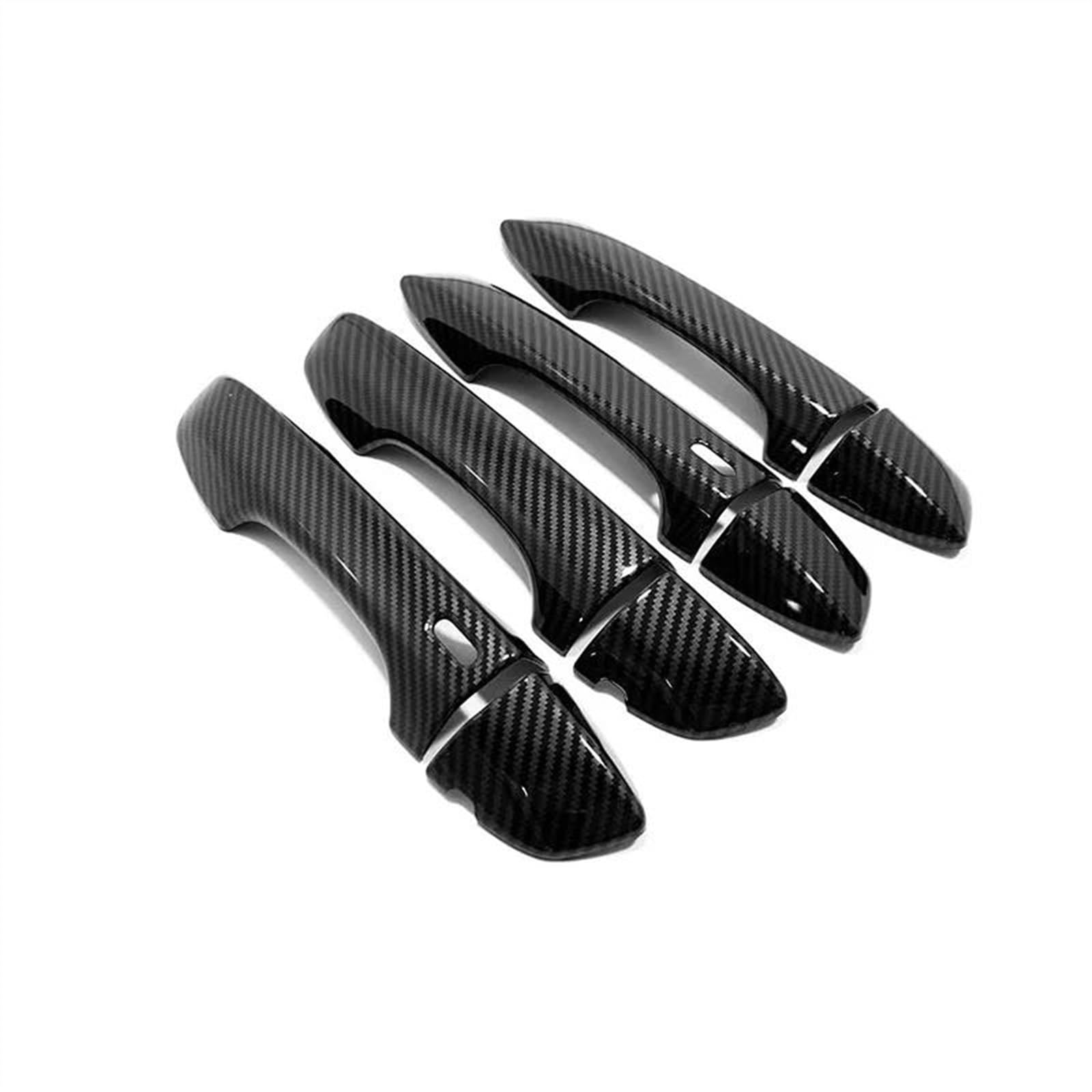 Noheeu Carbon A Car Door Handle Cover Trim For Jetta Mk7 2019 2020 Scratch Proof Set Chromium Styling Exterior Parts Accessories(Carbon A)