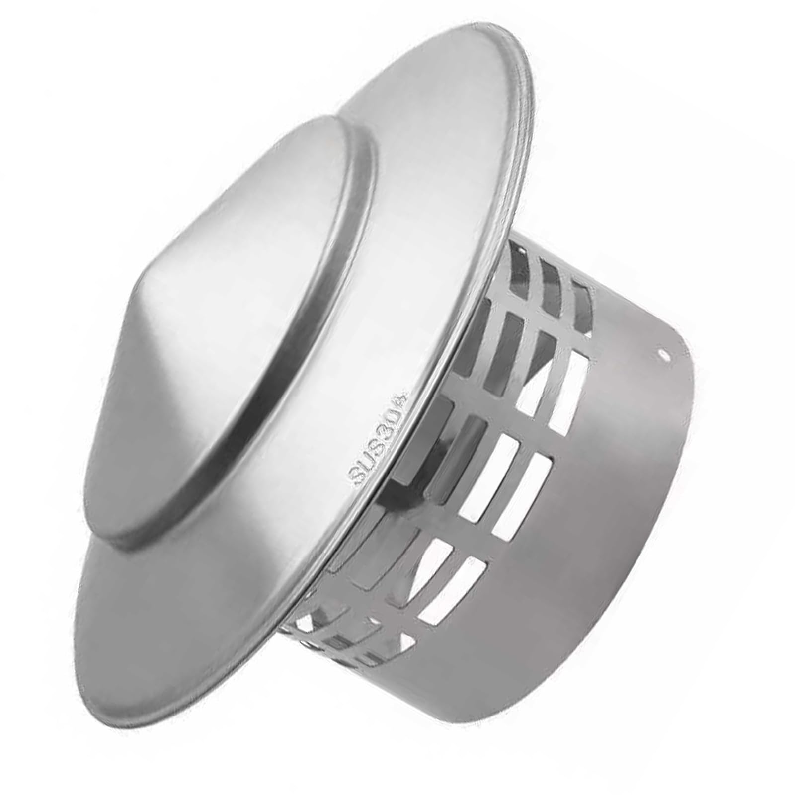 Cappello Comignolo, 75-300mm Cappuccio Camino, Copertura per Caminos in Acciaio Inox, Tappo per Canna Fumaria, Cappe per Comignolo(250mm/9.84inch)
