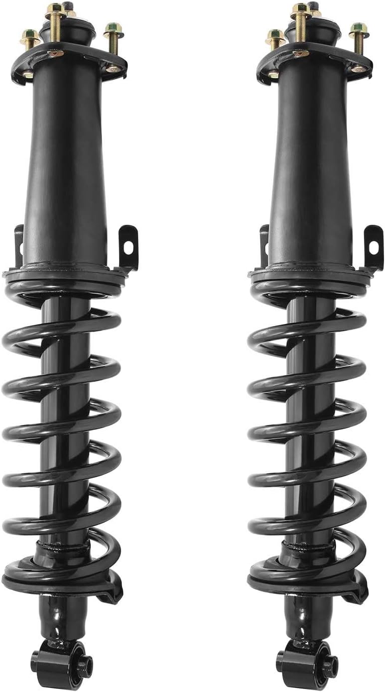 COMPLETESTRUTS Rear Quick Complete Strut Assemblies with Coil Springs Replacement for 2006-2013 Lexus IS250 AWD Sedan - Set of 2