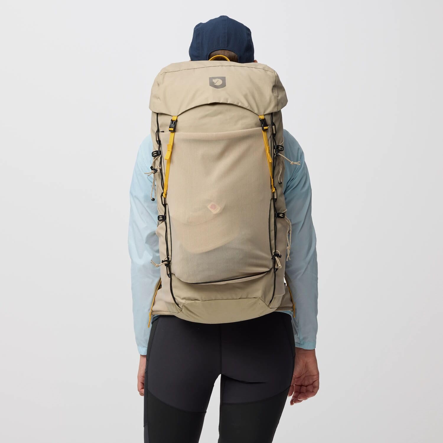 Fjällräven zaino, escursioni Kajka X-Lätt 45 FOSSIL beige