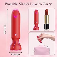 Vista 7 de Juguetes sexuales Mini Vibrador de bala para adultos - Juguetes sexuales femeninos controlados por aplicación con 9 modos de vibración, vibrador