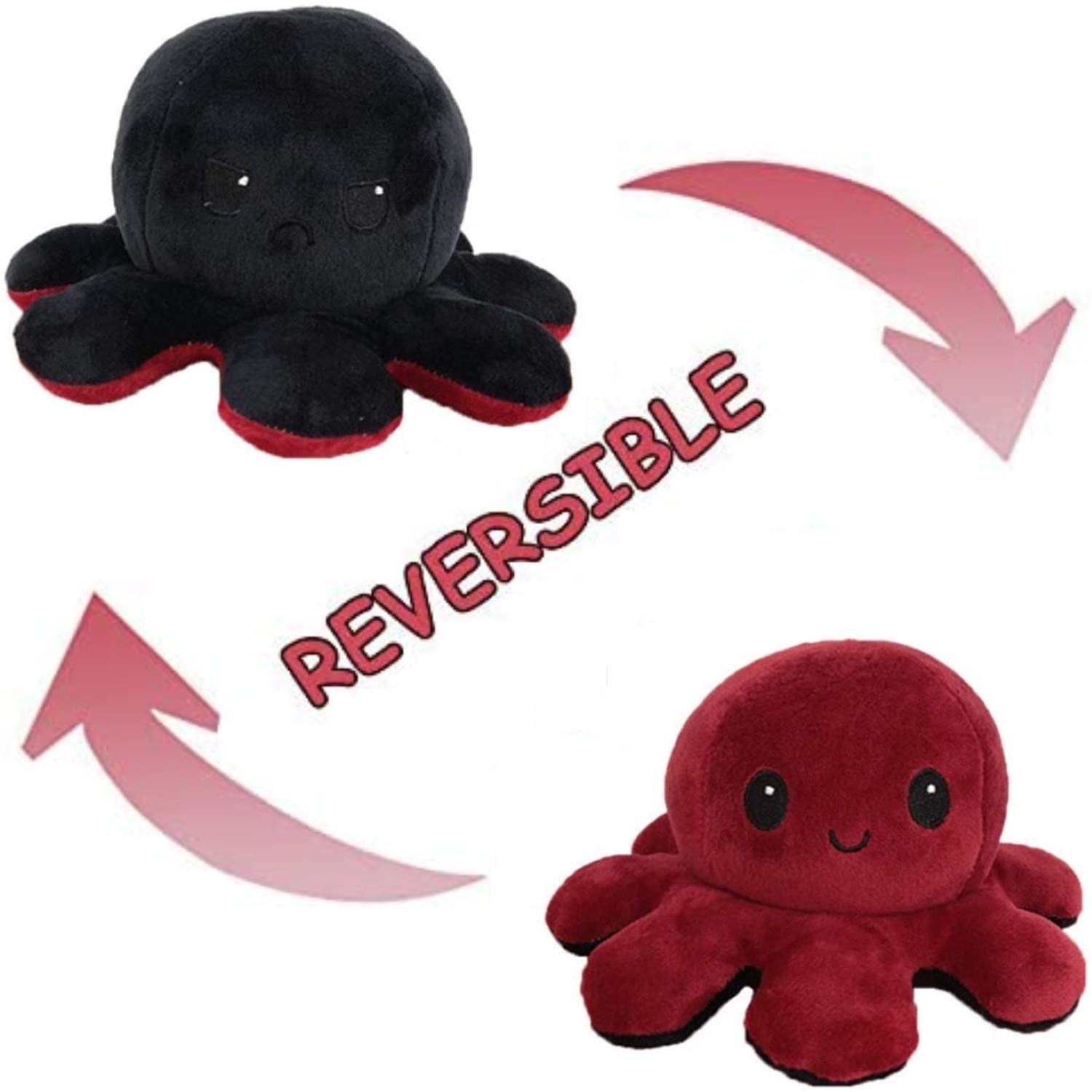 octopus plush double sided