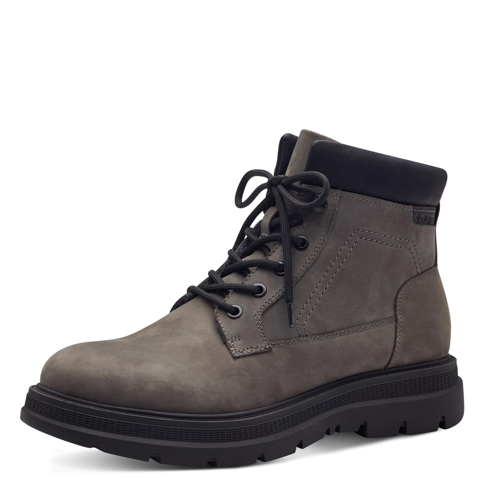 s.Oliver Men's Lace-Up Lined Winter Boots, darkgray, 10 UK