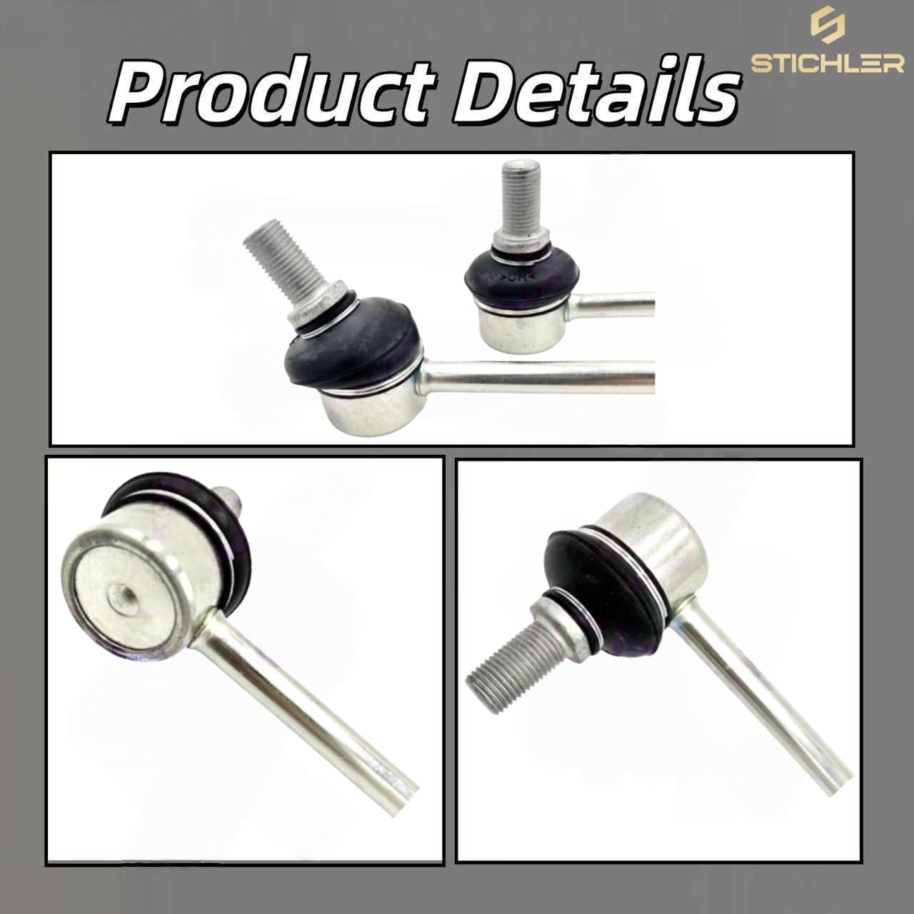 K750524 Front Sway Stabilizer Bar Link Drop Kit 2 Pcs Left Right Automotive Replacement For 2010-2013 Hyundai Tucson 2011-2013 Kia Sportage 548303U000 548303W300