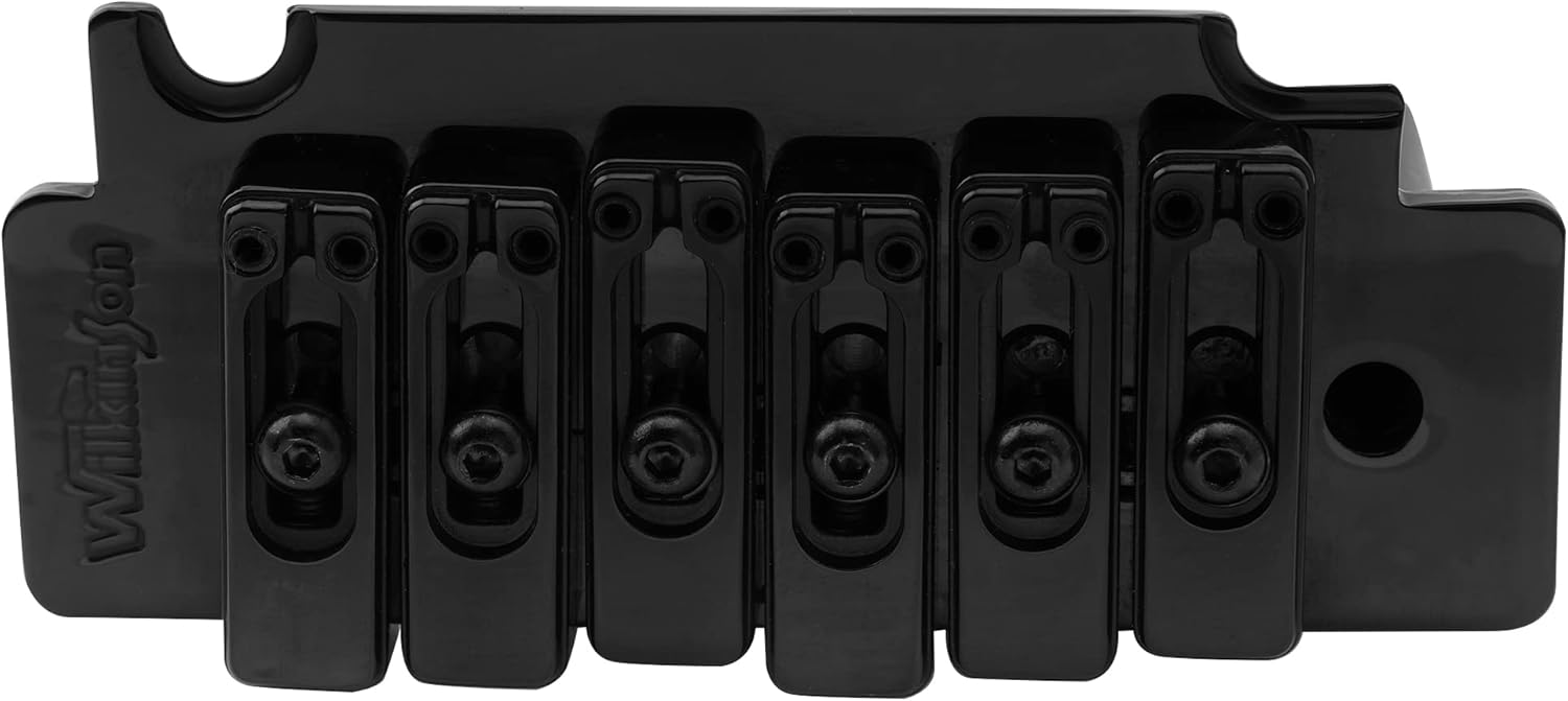 Wilkinson WVS50K 54mm 2-Point Tremolo Bridge Locking Saddle for Squier Strat Style Electric Guitar