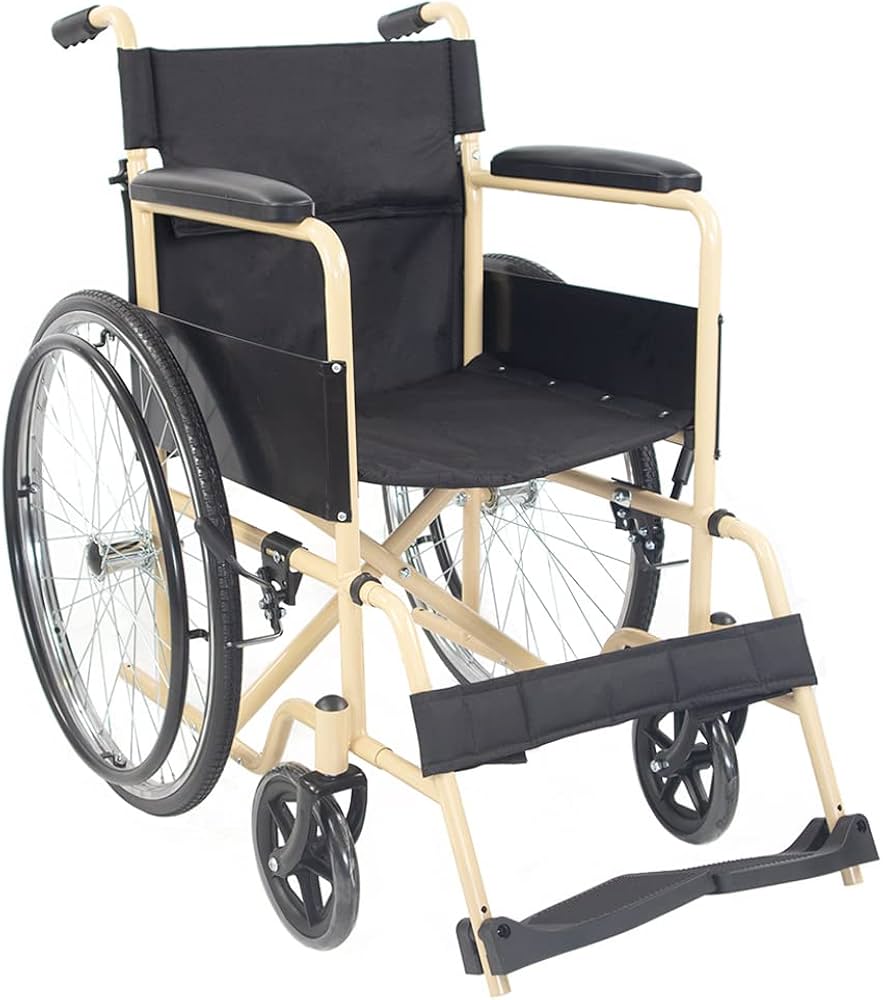 Amazon | 身体障害者用車椅子 取り外し可能な背もたれとフットレスト
