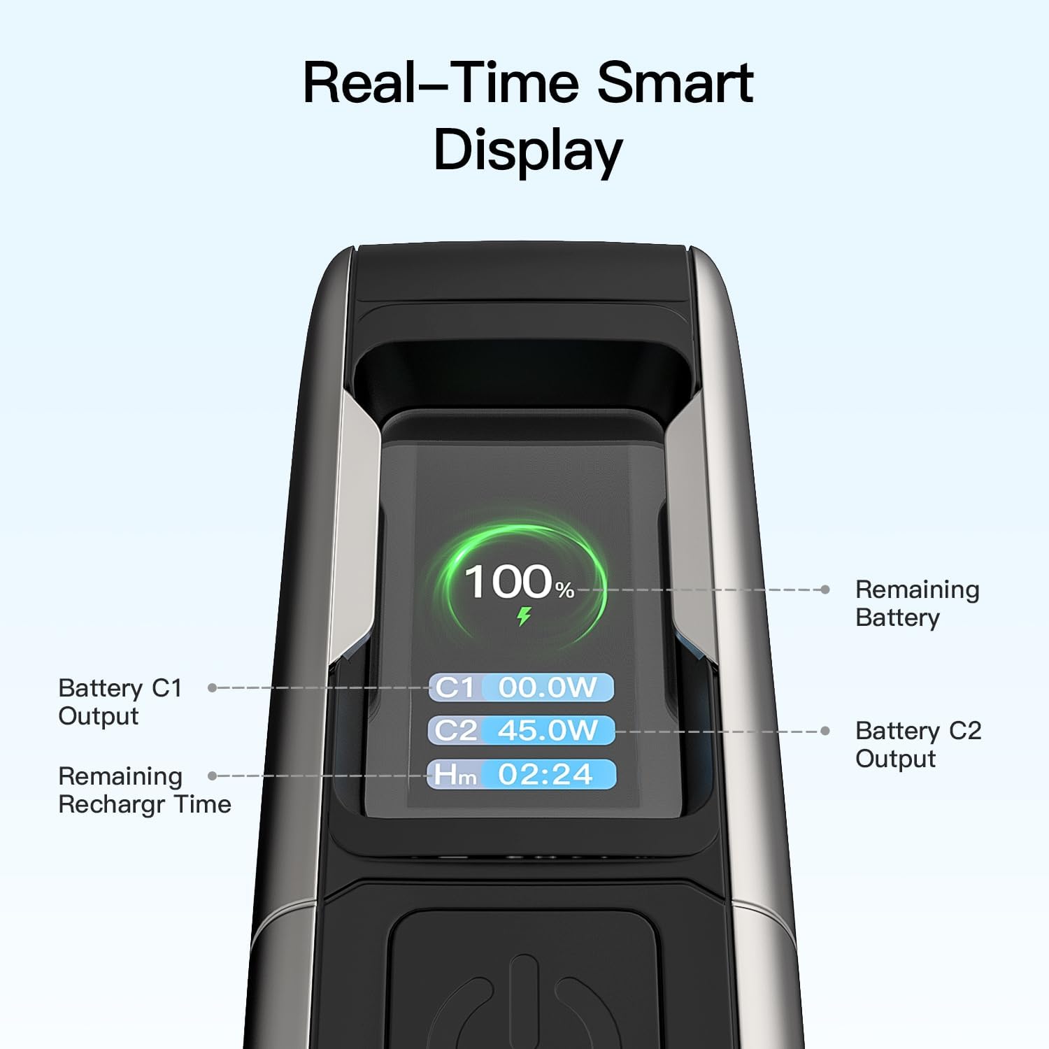 MFish 10000mAh Power Bank, 45W PD Fast Charging Portable Charger with Retractable Built-in USB-C Cable, Dual USB-C Output, LED Percent Display, Flight-Approved Travel Battery Pack for iPhone 17/16 - Image 8