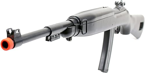 Miniatura 7 de BBTac Rifle de Airsoft BT-M1 Carabina Airsoft Gun Spring Loaded WWII Réplica (negro)
