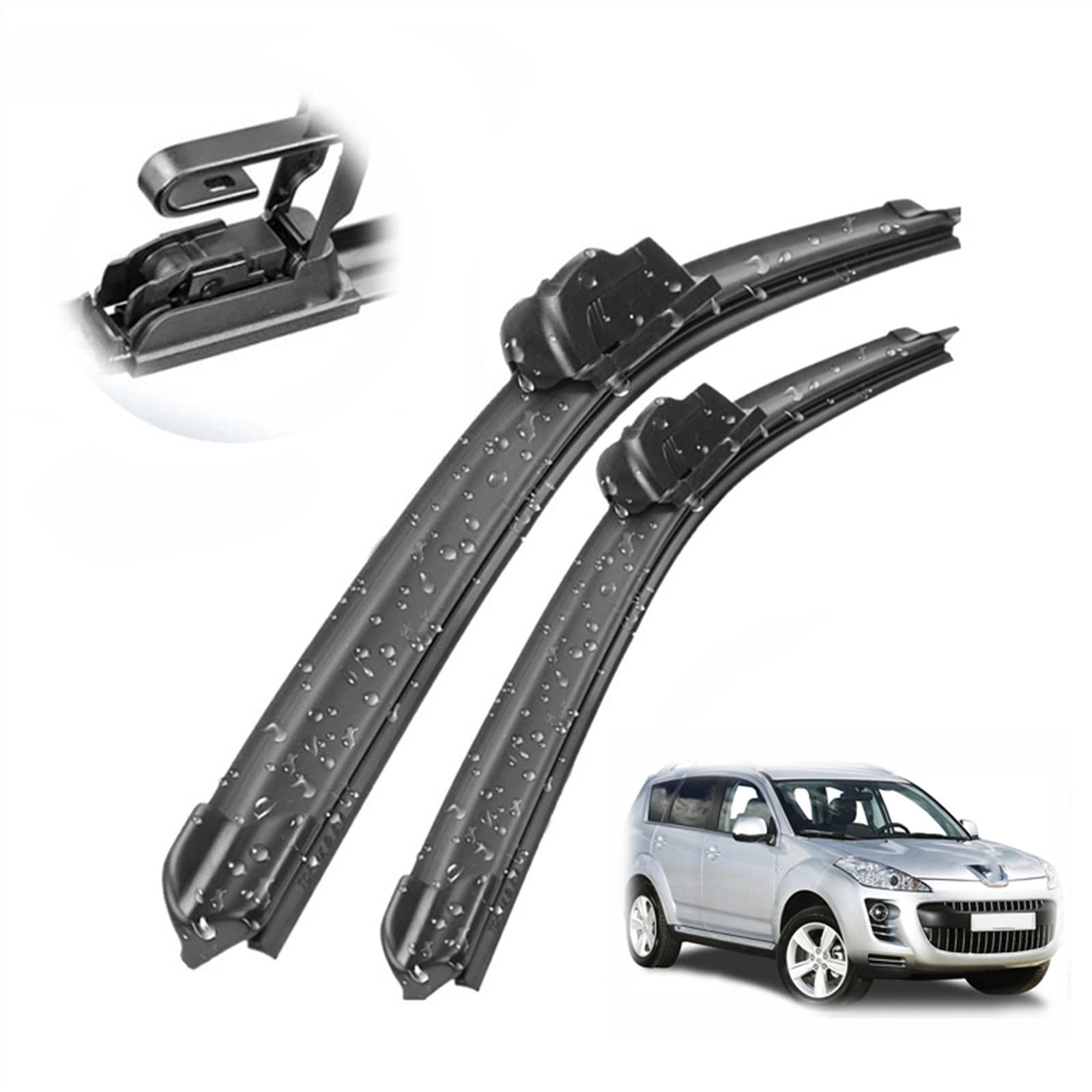 Balais d'essuie-glace Peugeot 4007 pour rouler sous la pluie | Confort de conduite LHD