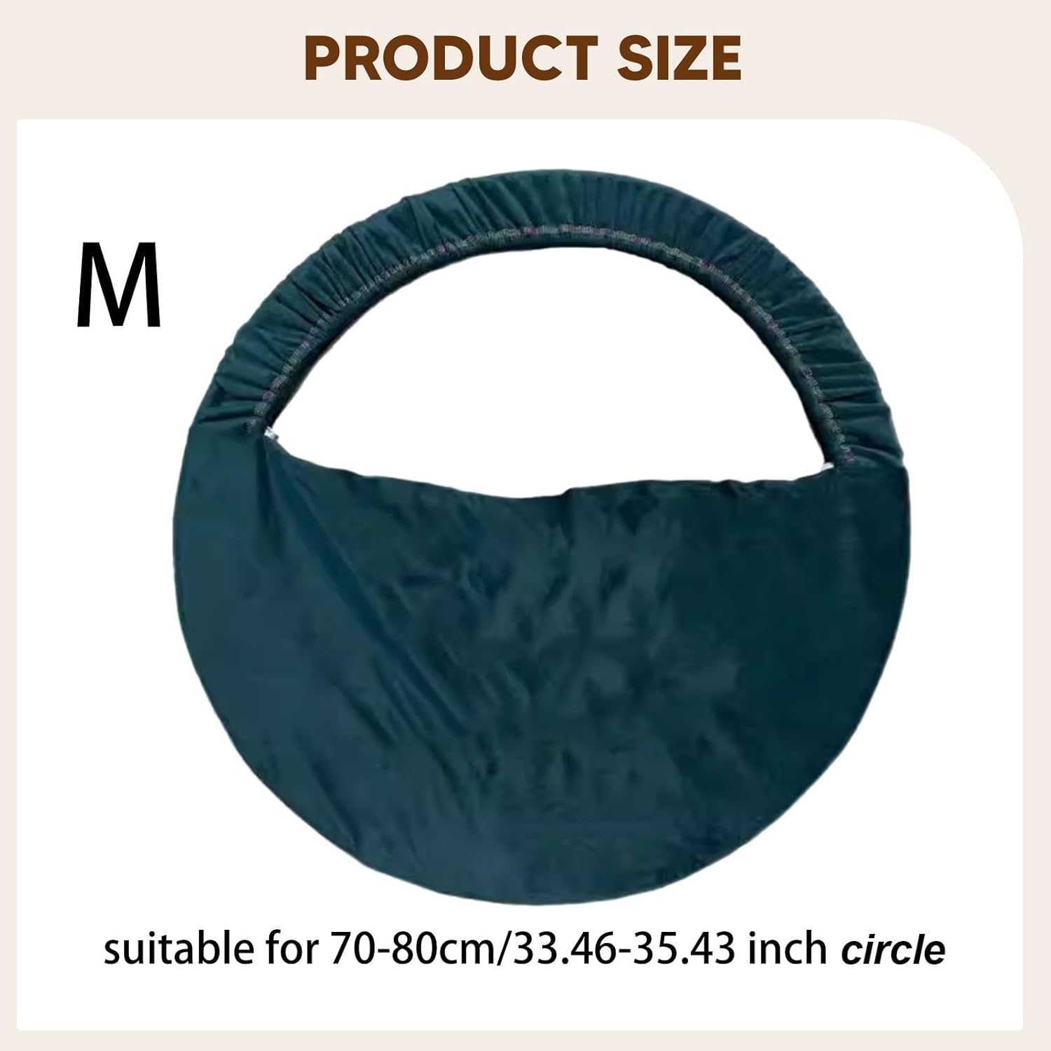 predolo Gymnastics Hoop Bag for Storing Rhythmic Gymnastics Hoops Balls And Ribbons in Lightweight Cloth Tote Suitable for Athletes Practice Competition