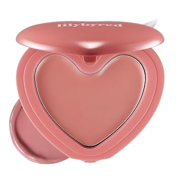 lilybyred Luv Beam Cheek Balm | Heart-Shaped Korean Cream Blush, Semi-Matte, Healthy Glow, Long-Lasting, Blendable & Buildable, Lightweight, Natural-Looking Color, 0.12 oz 08 Pinkie Crush