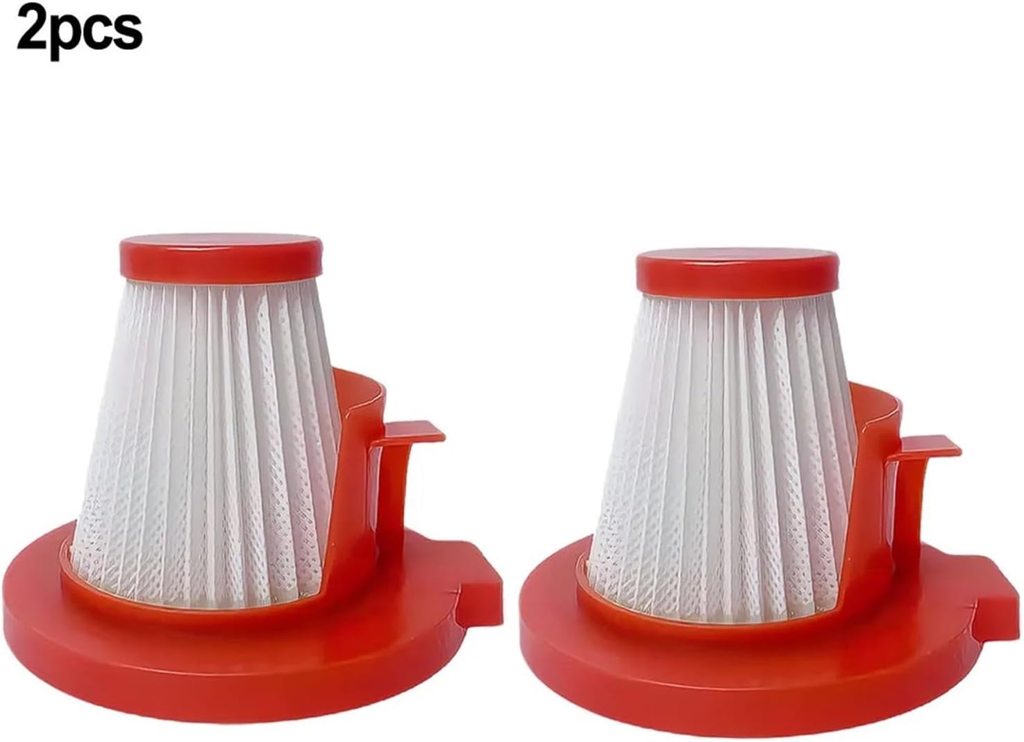 6/2 Pcs Robot Vacuum Cleaner Spare Parts Filter, Compatible For IonVac ZipVac 8842(Red 2pcs)
