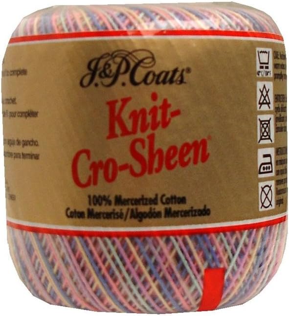 KnitCroSheen Crochet CottonPastels Amazon.co.uk Home & Kitchen