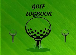 Golf Log Book: Golf Journal | Golfing Logbook for golfers with templates for Game Scores & Stat Log | Best Gift for Golf lovers | 8.25 x 6 inches 100