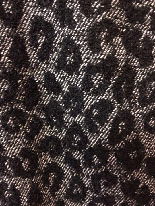 Amazon.co.jp: ato ジャガードLEOPARDチェスターコート BLACK 44 