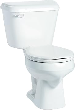 Mansfield Plumbing 130.3173.WHT Alto Round Front 1.28 Toilet, White