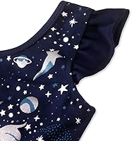 Vista 7 de EQSJIU Leotardos de ballet de unicornio con tutú para niñas pequeñas, vestido de falda de tul de algodón para bailar