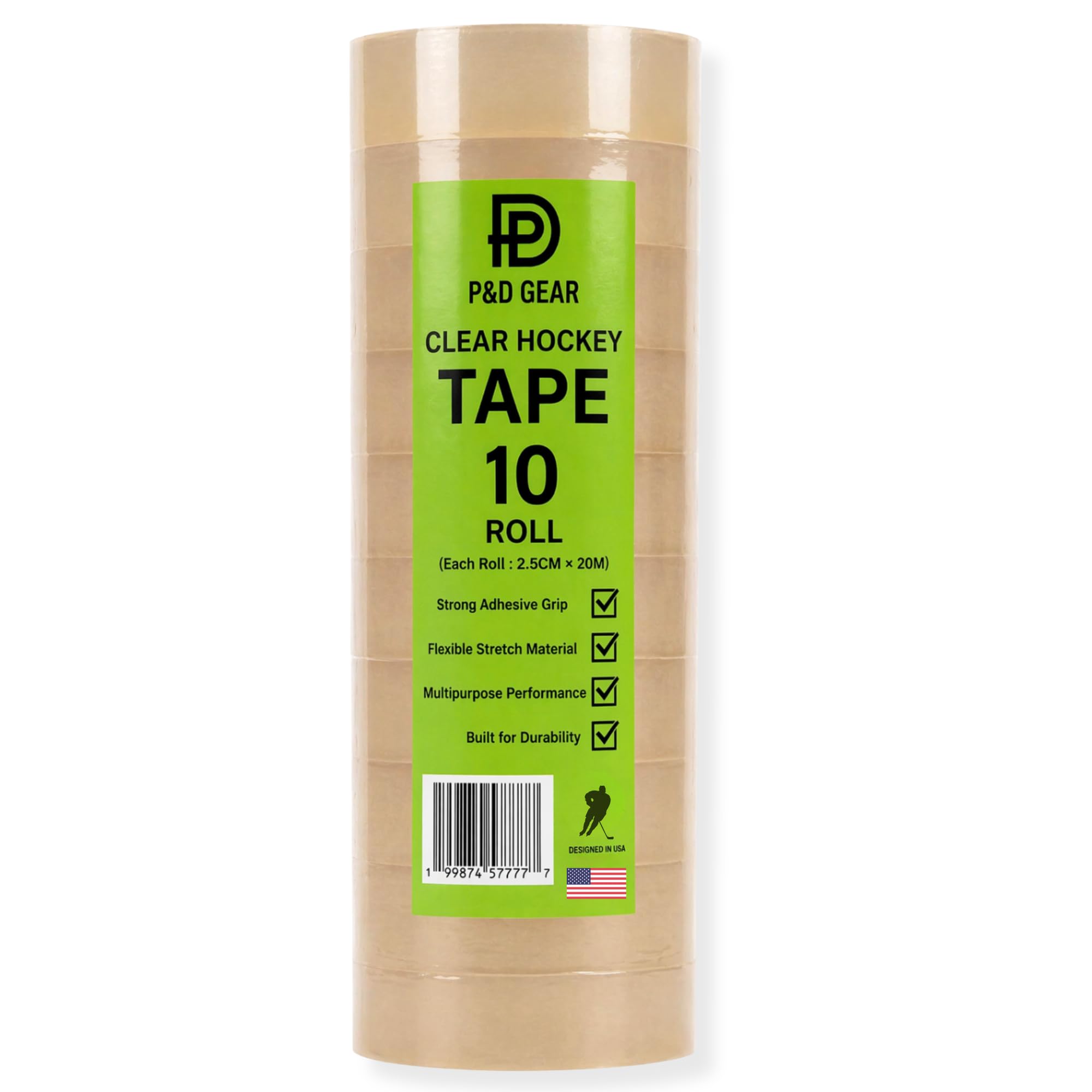 View 1 of * only four rolls* Gear Clear Hockey Tape 10 Pack