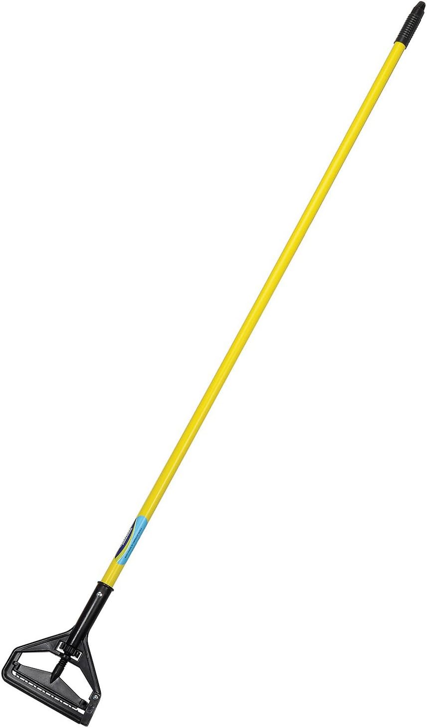 Plastic Quick Change Mop Handle, 1" x 60" Fiberglass Handle
