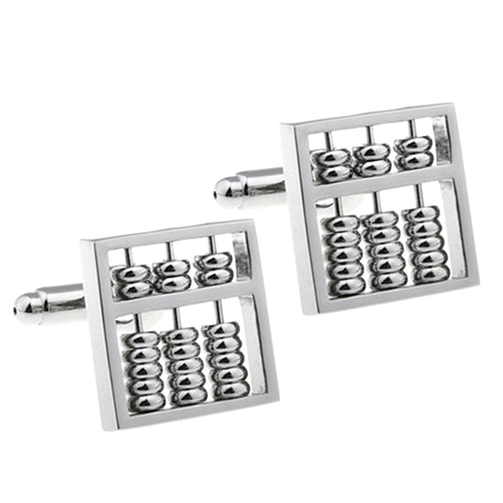 Abacus Cufflinks Beads Really Moves Pair Cufflinks a Counting Frame Nepohualtzintzin Suanpan