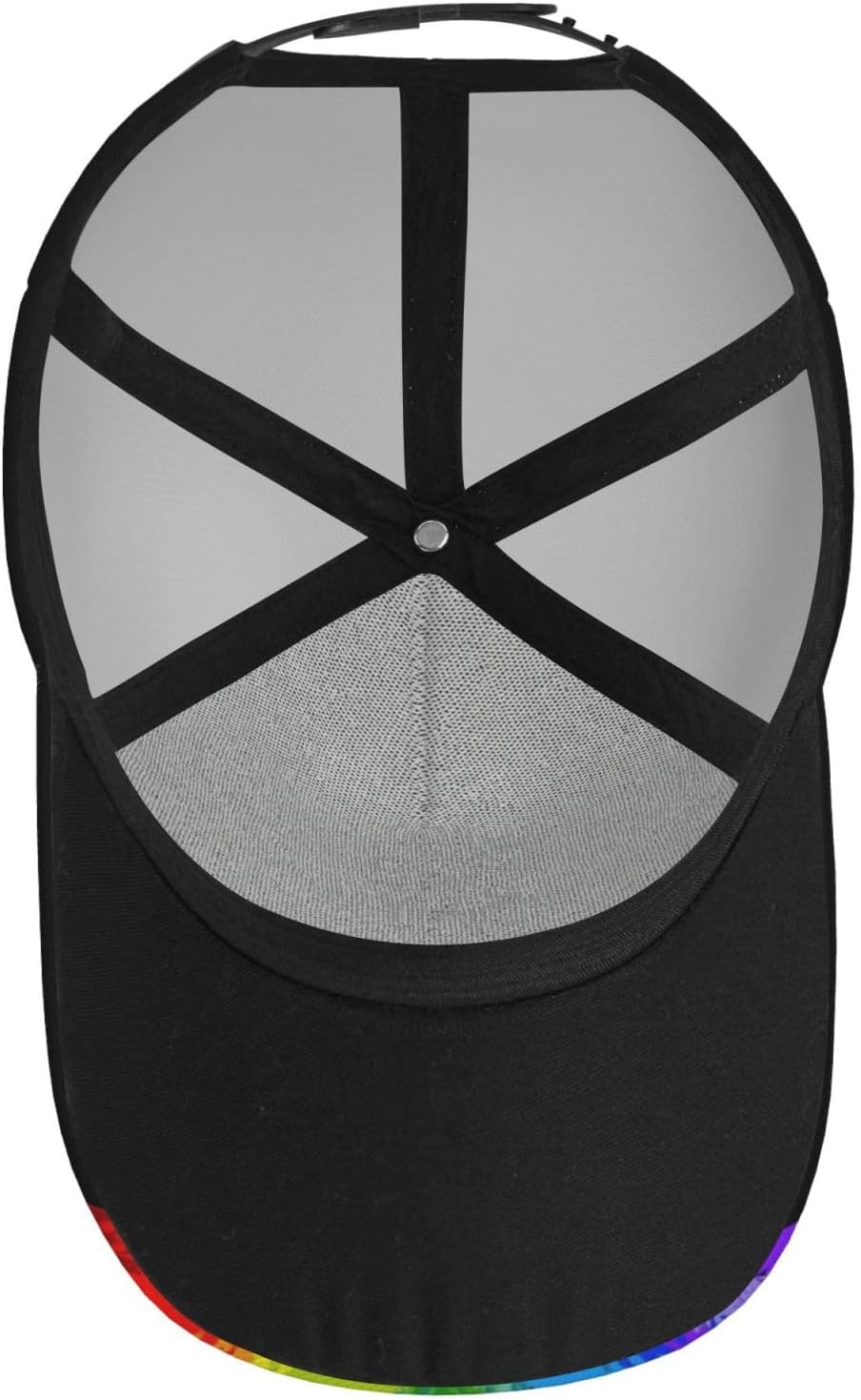 LGBT Baseball Hat Women Men Unisex LGBT Gay Pride Rainbow Hat Adjustable Snapback Trucker Hat - Image 4