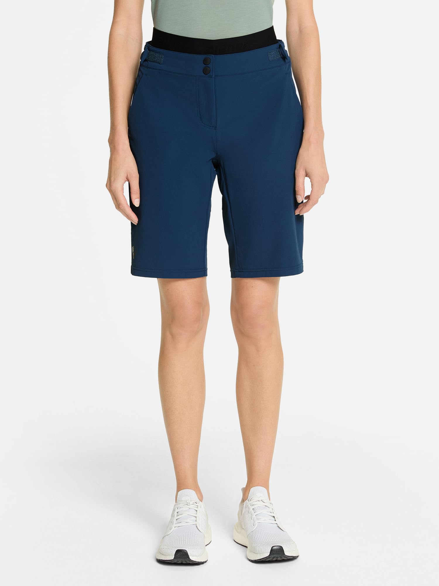 Ziener - Nilsa, Pantaloncini per attività all'Aria Aperta, da Ciclismo, da Trekking, Traspiranti, ad Asciugatura Rapida, Elastici Donna
