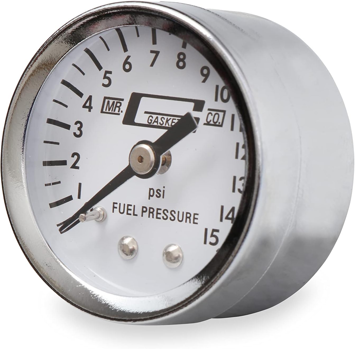 Mr. Gasket 1559 Fuel Line Kit with Gauge & Fittings - Chrome