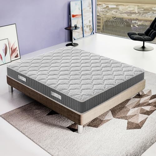 Materassiedoghe - Materasso Memory | Alto 20 25 30 cm | Ortopedico Medio Rigido | Sistema di...