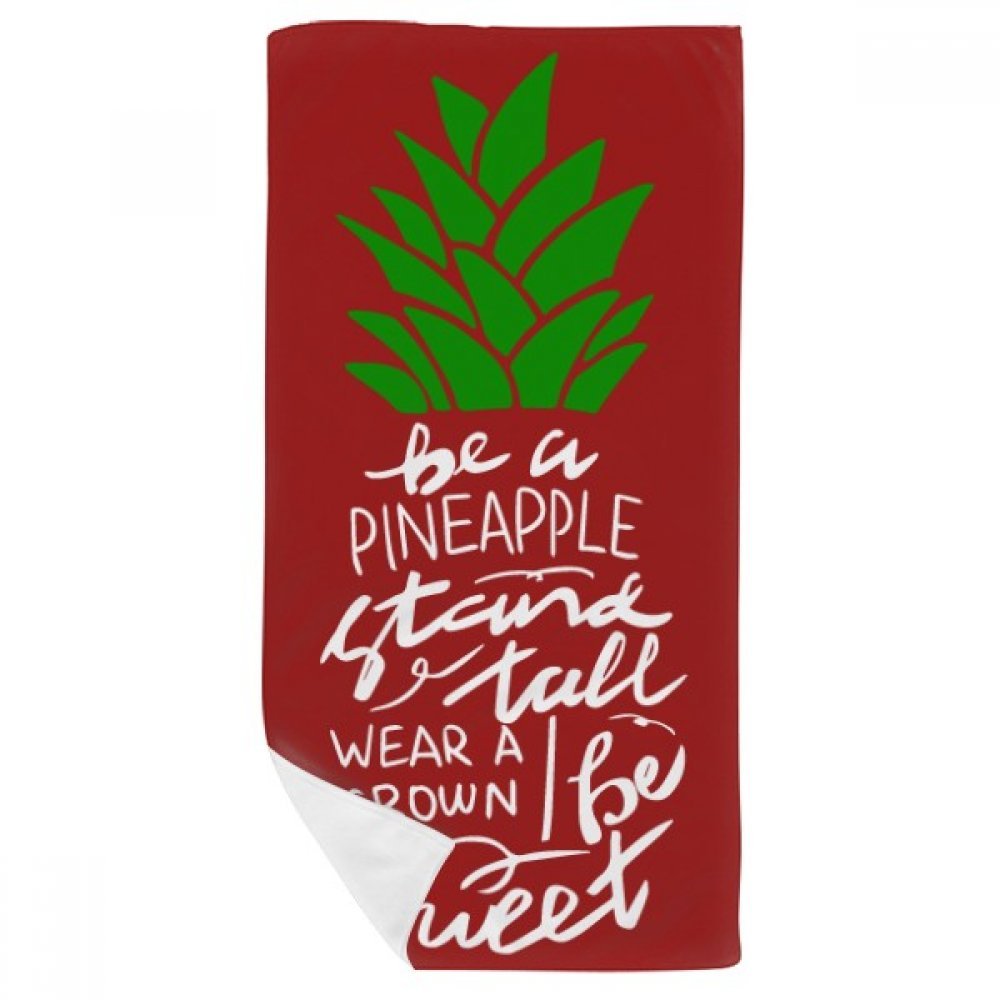 Gant de Toilette Doux Ananas Serviette Multicolor