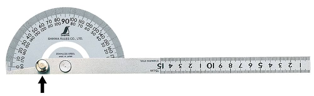 Amazon.co.jp: シンワ測定 ナット 芯ネジプロトラクター No.101