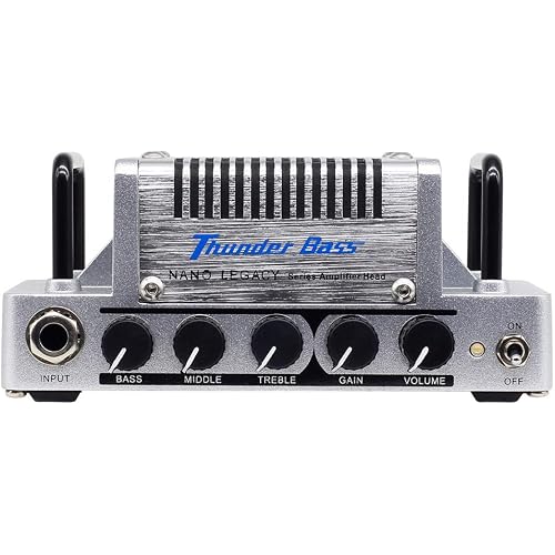 Hotone Thunder Bass Mini Bass Guitar Amplifier Head, 5 Watt