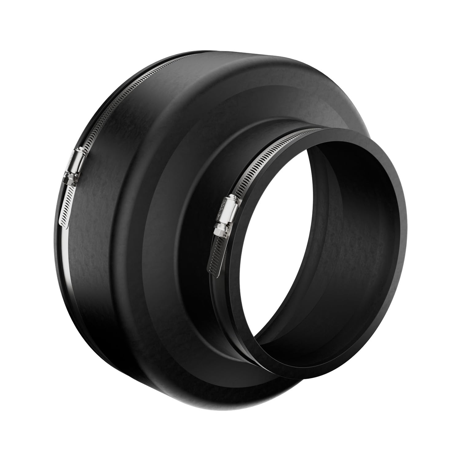 Fernco P1056-10-8 Flexible PVC-Rohrkupplung für Gusseisen, Kunststoff oder Stahl an Gusseisen, Kunststoff oder Stahl Sanitäranschlüsse