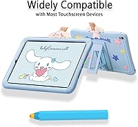 Vista 7 de Lápiz táctil para niños, universal, compatible con iPad/iPhone/Android/Samsung/Kindle/Microsoft/Tablet, color azul