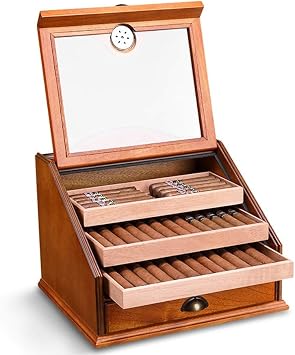 Humidors Large-Capacity Moisturizing Cigar Box Constant Temperature Moisturizing Cigar Cabinet