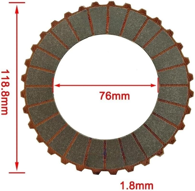 Clutch Friction Plate Kit Automobiles Differential Clutch Friction Plates Kit for Envision 15T 20T 4x4 Bridge Repair Kit Steel disc