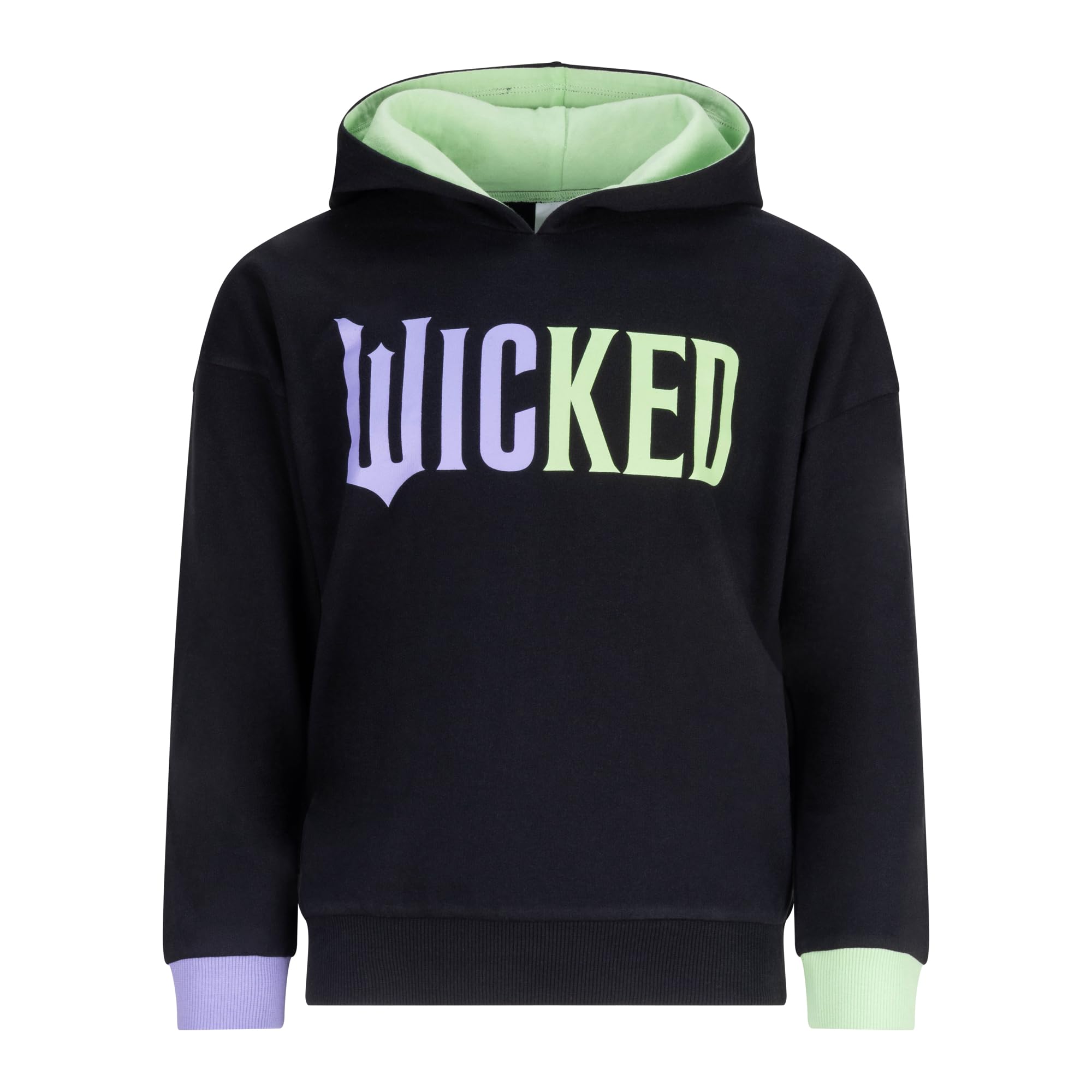 Wicked Hoodie for Girls, 7-8 Years: 128cm, Black