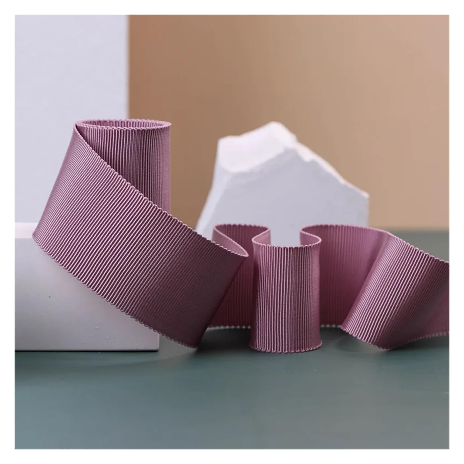 Grosgrain Till Ribbon Webbing Bias Muti-Color Polyester Binding Tape 6 9 12 15 20 25mm for Hat Clothing Wrapping Flower Bags Sew(201,40mm 50yards)