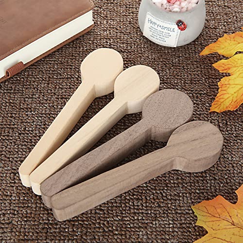 Dirbuy 6Pcs Spoon Carving Wood Blanks, Beech And Walnut Unfinished Wooden Craft For Whittling (6.2X1.6 Inch) #TOP5