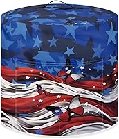 Vista 108 de Cubierta abstracta para freidora de aire con estampado de corazón, cubierta de olla a presión de 3 cuartos de galón, cubierta antipolvo para olla a