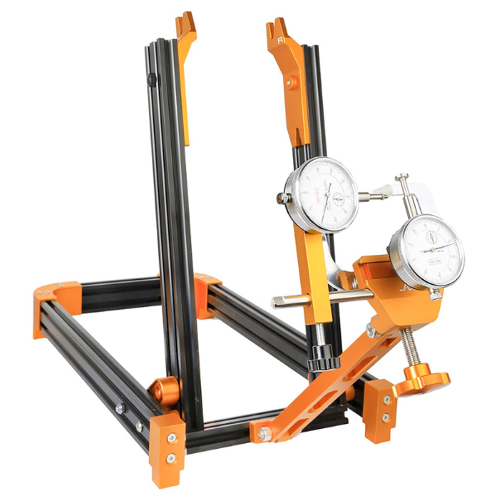 Soporte Rueda de Bicicleta Aleación de Aluminio Liberación rápida 100-135 mm Eje pasante 110~150 mm Soporte de reparación Mantenimiento Soporte equilibrador de neumáticos