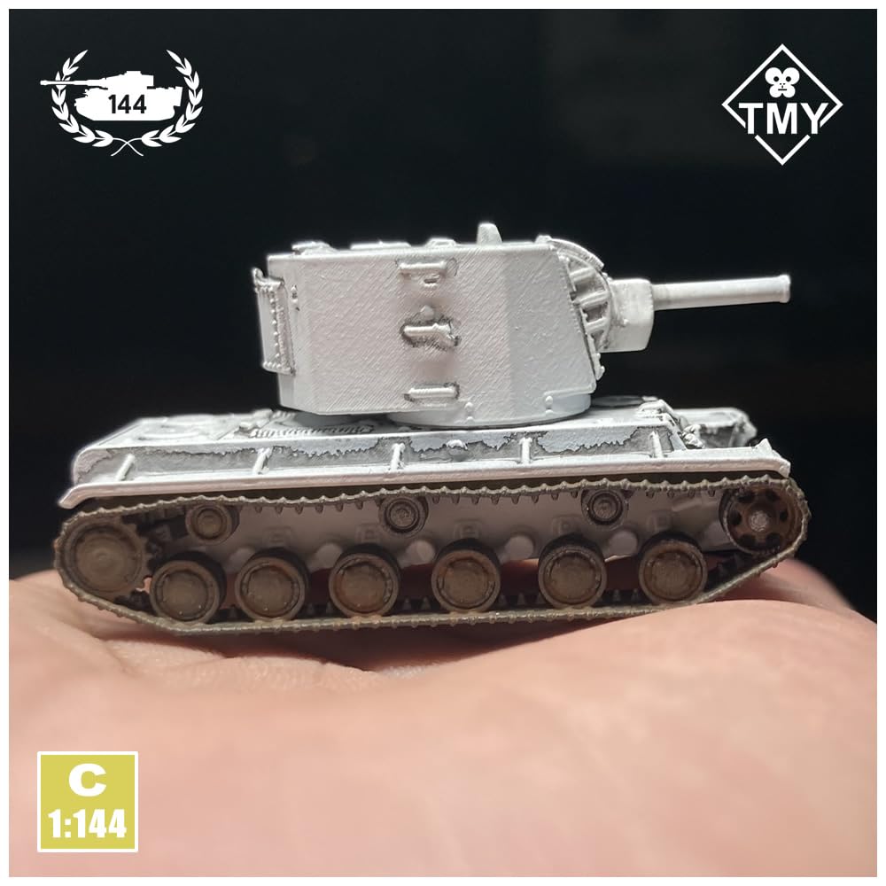 Amazon | 【1/144 TANK】【白】【C】ソ連 KV-2 MT-1 重戦車 プラモデル