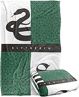 Vista 1 de Manta de Harry Potter, 36 x 58 pulgadas, Harry Potter House Pride Slytherin, manta de tacto sedoso súper suave