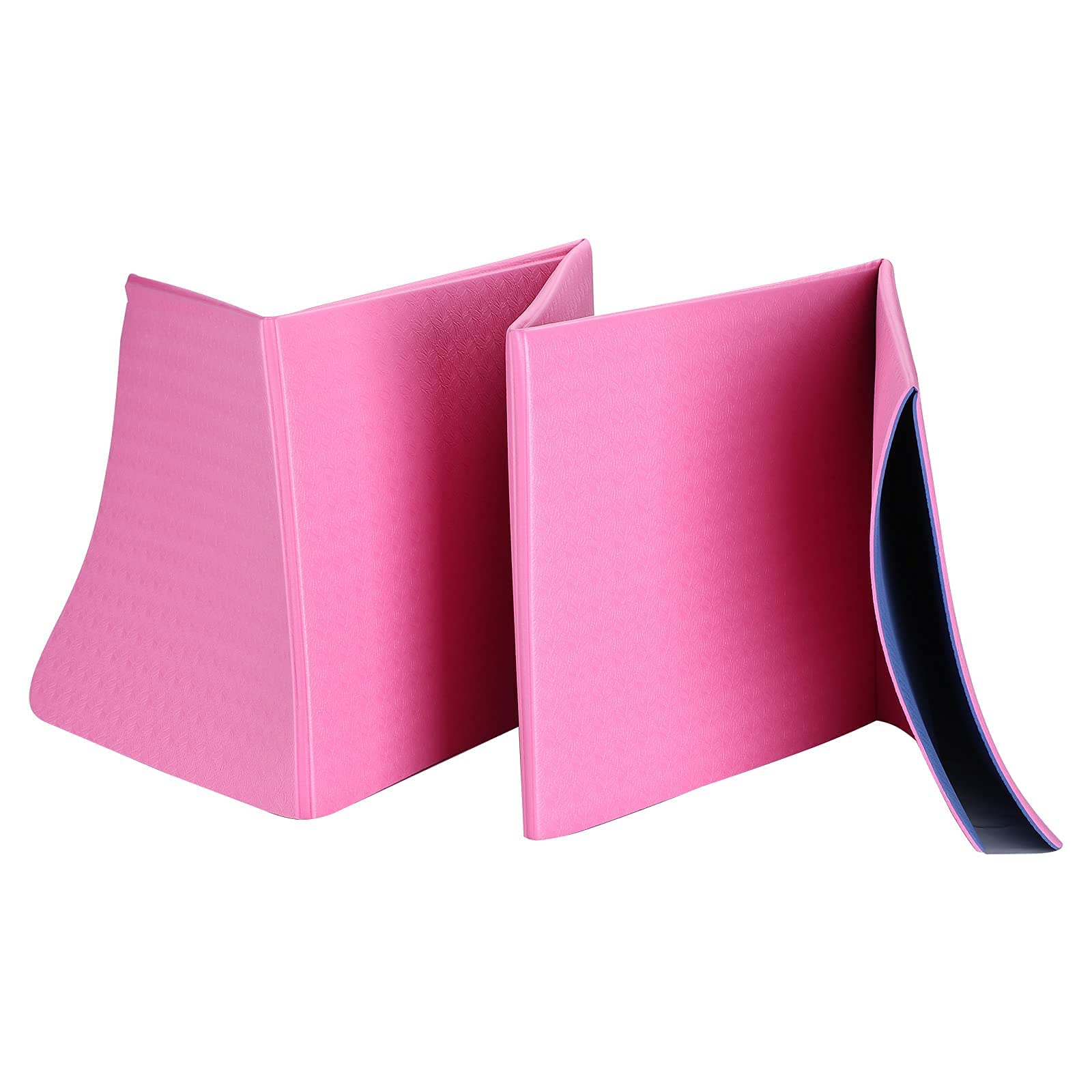 EKE Esterilla de Yoga Plegable de Corcho, Material Antideslizante 100% Reciclable, Ecológica, Fabricada en Corcho y TPE, Perfecta para Hot Yoga 183 * 65 * 0,5cm con Bolsa de Transporte